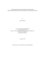 Vibration-based damage detection with new operational response and waveform analysis methodology