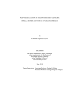Performing nation in the twenty first century: female bodies and voices of greater Mexico
