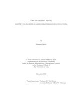Process pattern mining: identifying sources of assignable error using event logs