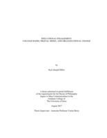 Educational engagement: college radio, digital media, and organizational change