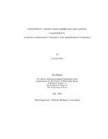 Panethnicity among Asian Americans and Latinos: panethnicity as both a dependent variable and independent variable