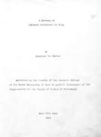 A history of township government in Iowa