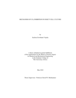 Mechanism of CO2 inhibition in insect cell culture