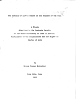 The genesis of Kant's theory of the primacy of the will