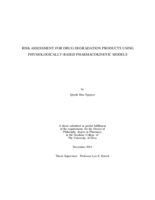 Risk assessment for drug degradation products using physiologically-based pharmacokinetic models