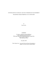 Investigation of unsteady and non-uniform flow and sediment transport characteristics at culvert sites