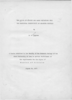 The action of Rëntgen and gamma radiations upon the electrial conductivity of selenium crystals