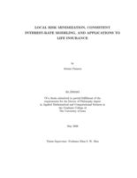 Local risk minimization, consistent interest-rate modeling, and applications to life insurance