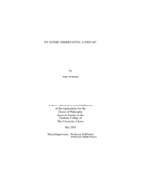 My Gothic dissertation: a podcast