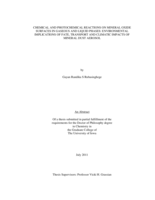 Chemical and photochemical reactions on mineral oxide surfaces in gaseous and liquid phases: environmental implications of fate, transport and climatic impacts of mineral dust aerosol