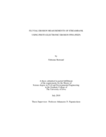 Fluvial erosion measurements of streambank using Photo-Electronic Erosion Pins (PEEP)