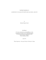 "Betwixt brewings": a history of college students and alcohol