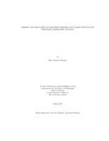 Theory and simulation of electron sheaths and anode spots in low pressure laboratory plasmas