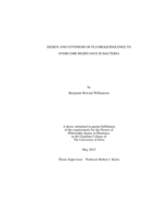 Design and synthesis of fluoroquinolones to overcome resistance in bacteria