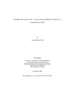 Celebrating the chaos: a local re-examining of early U.S. radio regulation