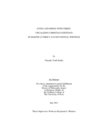 Dying and rising with Christ: visualizing Christian existence in Martin Luther's 1519 devotional writings