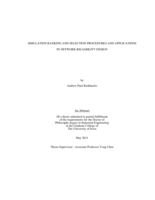 Simulation ranking and selection procedures and applications in network reliability design