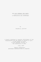 The Modi generali del canto: a translation and commentary