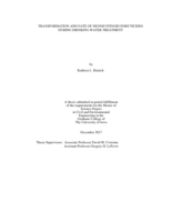 Transformation and fate of neonicotinoid insecticides during drinking water treatment