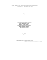 Development of a high-resolution two-dimensional urban/rural flood simulation