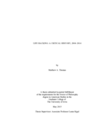 Life hacking: a critical history, 2004-2014