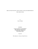 Risk factors for injury among federal wildland firefighters in the United States