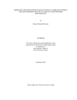 Improving the robustness of multivariate calibration models for the determination of glucose by near-infrared spectroscopy