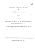 Experimental cirrhosis of the liver