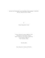 Source localization and tracking for possibly unknown signal propagation model