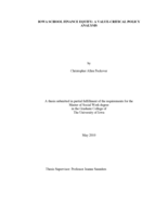 Iowa school finance equity: a value-critical policy analysis