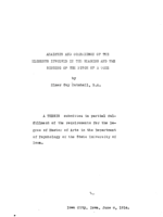 Analysis and comparison of the elements involved in the hearing and the singing of the pitch of a tone