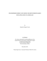 Polydispersed bubbly flow model for ship hydrodynamics with application to Athena R/V