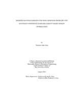 Modified Bayesian Kriging for noisy response problems and Bayesian confidence-based reliability-based design optimization