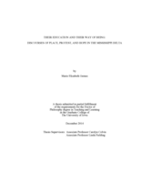 Their education and their way of being: discourses of place, protest, and hope in the Mississippi delta