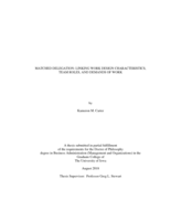 Matched delegation: linking work design characteristics, team roles, and demands of work
