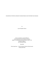 Exploration of potential exposure to neonicotinoids in seed treatment and handling