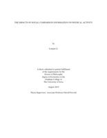 The impacts of social comparison information on physical activity