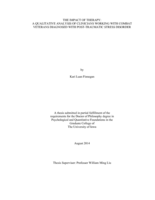 The impact of therapy: a qualitative analysis of clinicians working with combat veterans diagnosed with post-traumatic stress disorder