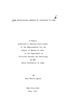 Some sociological aspects of lynchings in Iowa