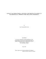 Effects of behavioral changes and mixing patterns in mathematical models for smallpox epidemics