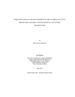 Normandy's role in the development of the Flamboyant style: decoration, meaning, and exchange in Late Gothic architecture