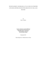 The development and biological evaluation of Octreotide contatining peptides for receptor mediated non-viral gene delivery