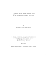 A history of the Center for New Music at the University of Iowa, 1966-1991