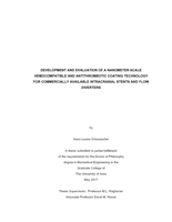 Development and evaluation of a nanometer-scale hemocompatible and antithrombotic coating technology for commercially available intracranial stents and flow diverters