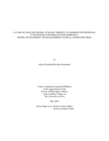A clinical practice model of music therapy to address psychosocial functioning for persons with dementia: model development and randomized clinical crossover trial