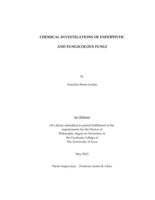 Chemical investigations of endophytitc and fungicolous fungi