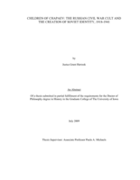 Children of Chapaev: the Russian Civil War cult and the creation of Soviet identity, 1918-1941