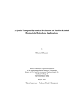 A spatio-temporal dynamical evaluation of satellite rainfall products in hydrologic applications