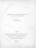 Johnson's theory of poetry as expressed in his Lives of the English poets