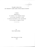 The early German novel and subsequent changes caused through English influence
